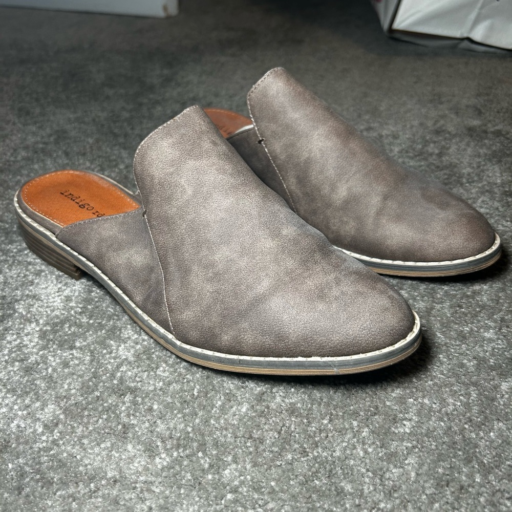 Women's Taupe Mules